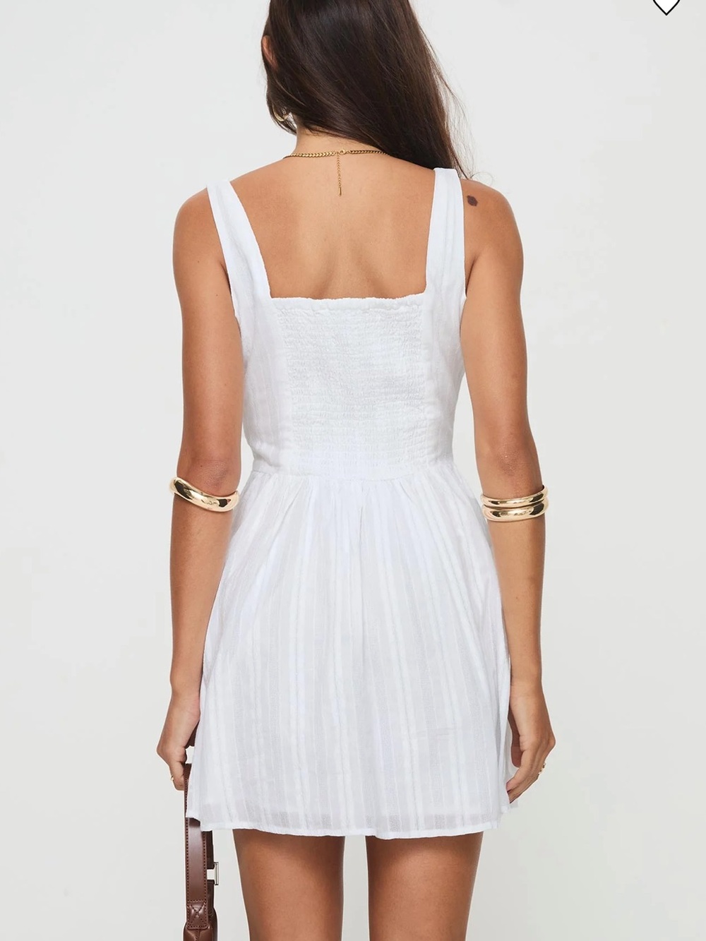 Princess Polly Lorinda Mini Dress in White - Picture 4 of 4